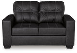 Barlin Mills Carbon Loveseat by Ashley at Eve Furniture