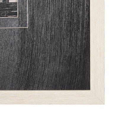 Barn Buildings I by Mercana Studio a Hand Embellished Textured Framed Art Print Matted under Glass by Mercana at Eve Furniture
