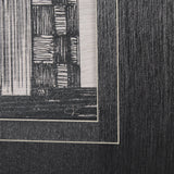 Barn Buildings II by Mercana Studio a Hand Embellished Textured Framed Art Print Matted under Glass by Mercana at Eve Furniture
