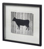 BARN COW by TANDI VENTER a Hand Embellished Textured Framed Art Print Matted under Glass by Mercana at Eve Furniture