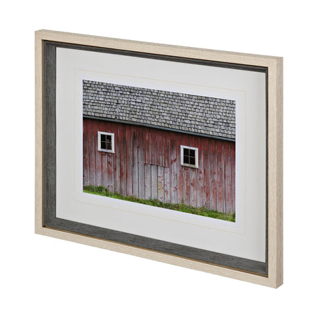 Barn Face by Nancy Crowell a Framed Photo Art Print Matted under Glass by Mercana at Eve Furniture