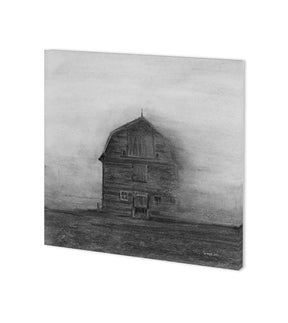 Barn House in Wind I by Mercana Studio a Hand Embellished Textured Canvas by Mercana at Eve Furniture