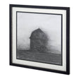 Barn House in Wind I by Mercana Studio Hand Embellished Textured Framed Art Print Matted under Glass by Mercana at Eve Furniture