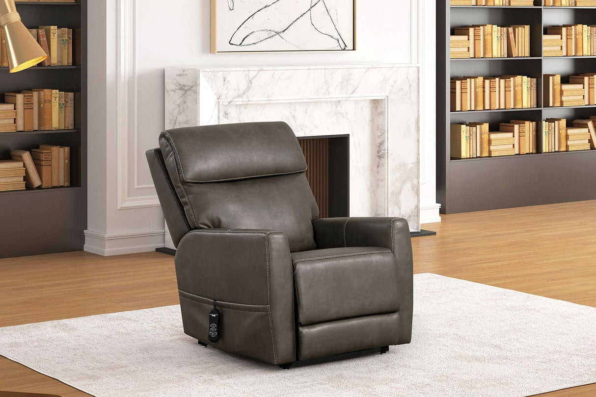 Barnabas Gray Lift Chair by Furniture of America at Eve Furniture