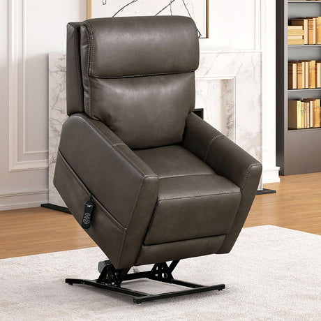 Barnabas Gray Lift Chair by Furniture of America at Eve Furniture
