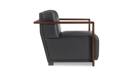 Barnes Accent Chair Black by Moe's Home at Eve Furniture