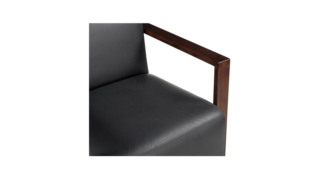 Barnes Accent Chair Black by Moe's Home at Eve Furniture