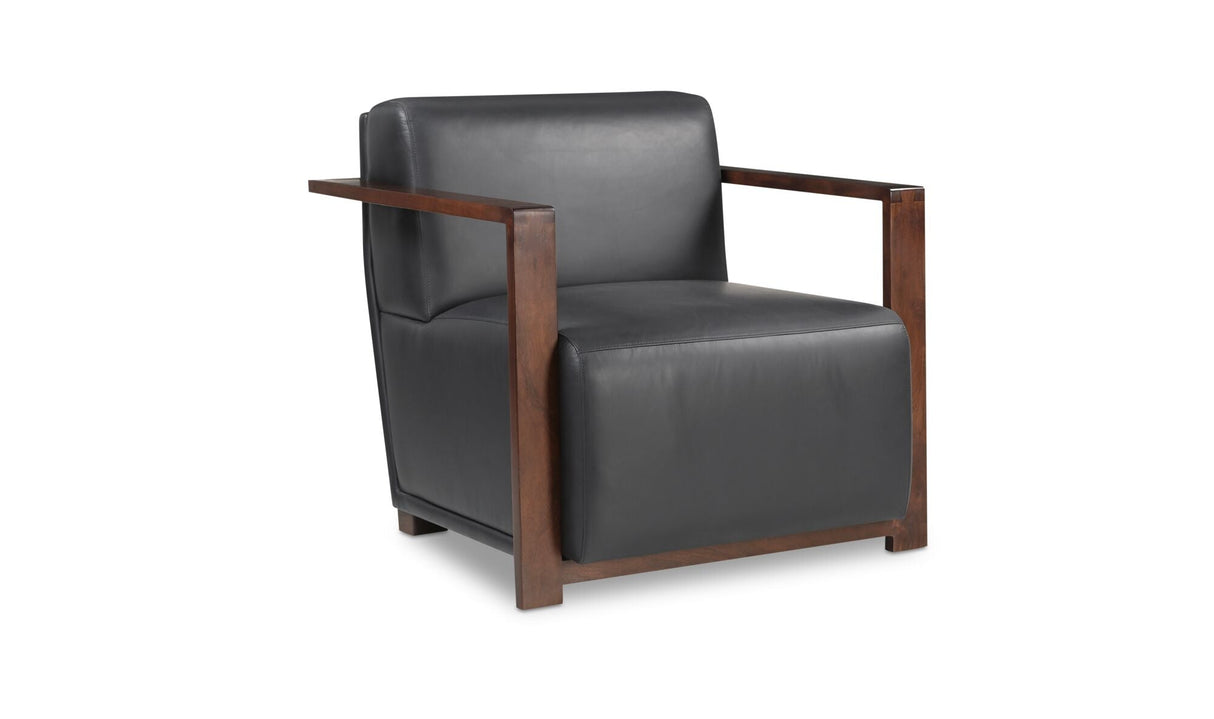 Barnes Accent Chair Black by Moe's Home at Eve Furniture