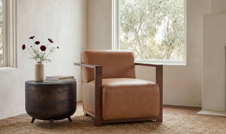 Barnes Accent Chair Tan by Moe's Home at Eve Furniture