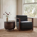 Barnes Black Accent Chair by Moe's Home at Eve Furniture