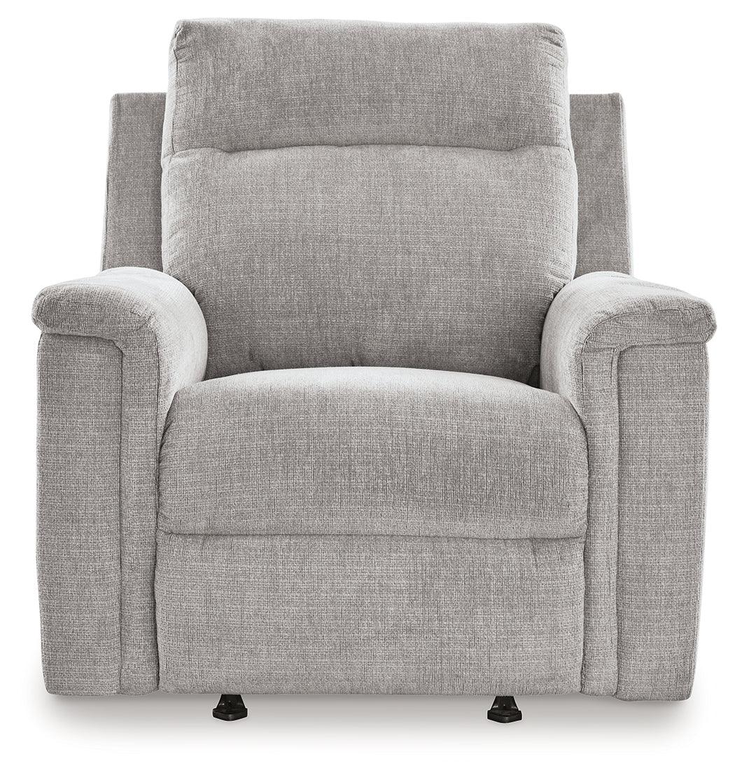 Barnsana Ash Power Recliner by Ashley at Eve Furniture
