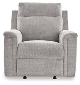 Barnsana Ash Power Recliner by Ashley at Eve Furniture