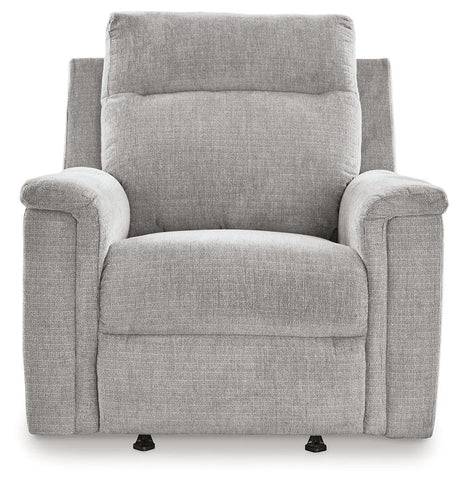 Barnsana Ash Power Recliner by Ashley at Eve Furniture