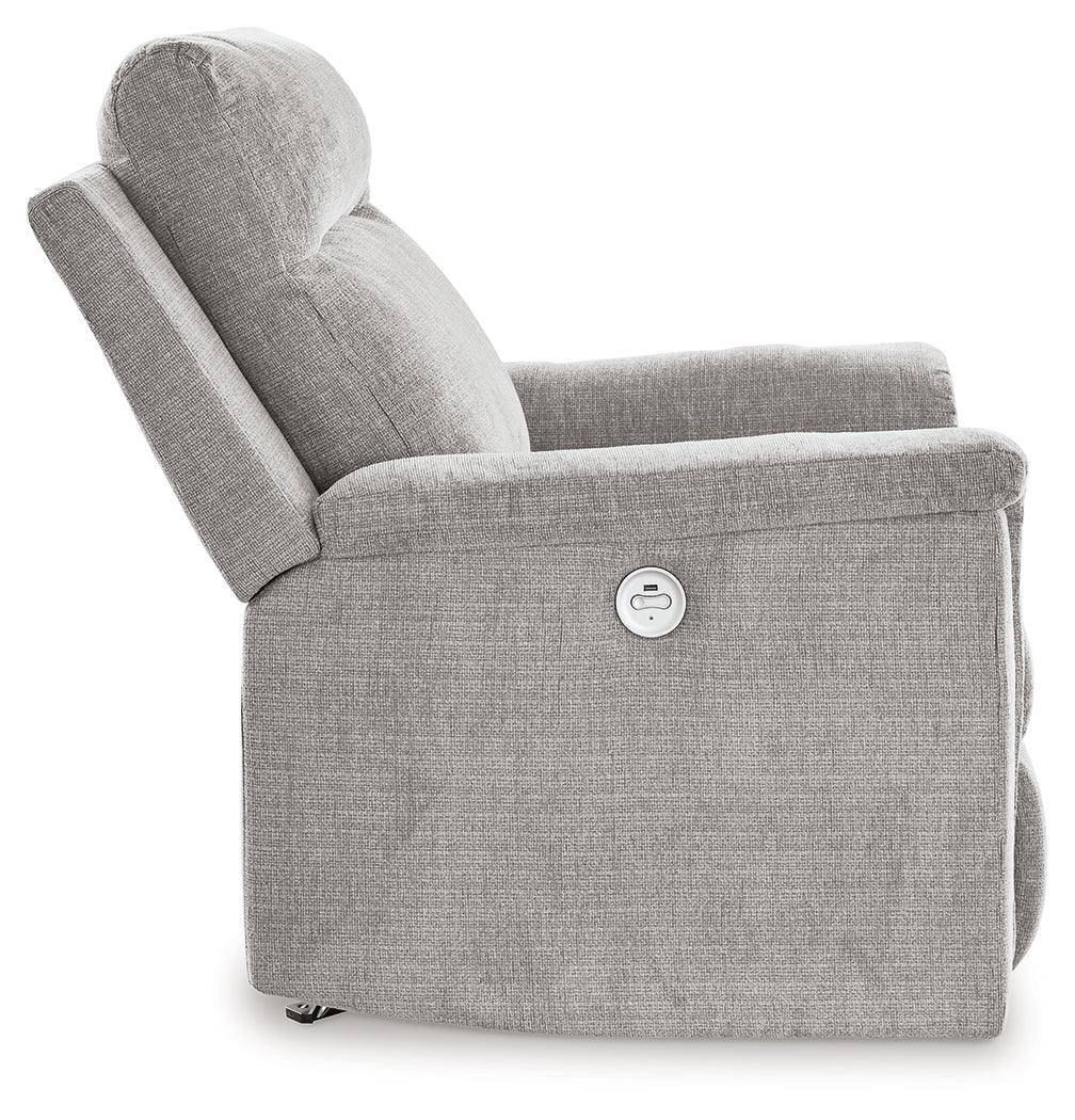 Barnsana Ash Power Recliner by Ashley at Eve Furniture