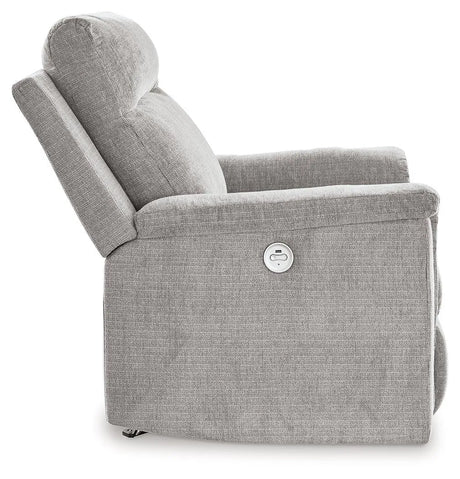 Barnsana Ash Power Recliner by Ashley at Eve Furniture