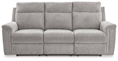 Barnsana Ash Power Reclining Sofa by Ashley at Eve Furniture
