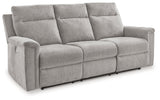 Barnsana Ash Power Reclining Sofa by Ashley at Eve Furniture