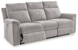 Barnsana Ash Power Reclining Sofa by Ashley at Eve Furniture