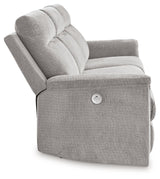 Barnsana Ash Power Reclining Sofa by Ashley at Eve Furniture