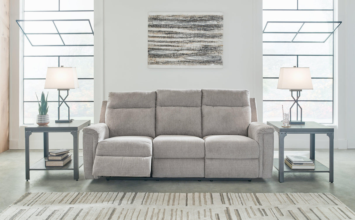 Barnsana Ash Power Reclining Sofa by Ashley at Eve Furniture