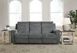 Barnsana Gravel Power Reclining Sofa by Ashley at Eve Furniture