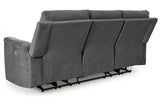 Barnsana Gravel Power Reclining Sofa, Loveseat and Recliner by Ashley at Eve Furniture