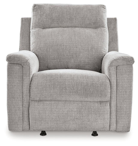 Barnsana Ash Power Recliner by Ashley at Eve Furniture