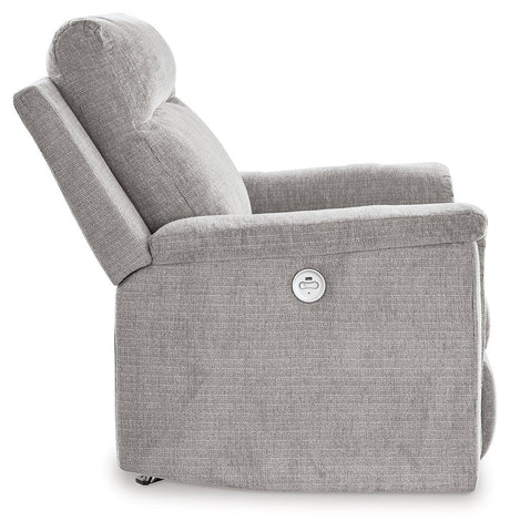 Barnsana Ash Power Recliner by Ashley at Eve Furniture