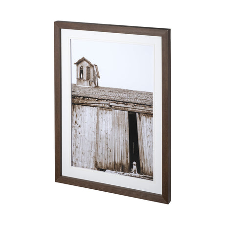 Barnyard Dog v2 by Mercana Studio a Framed Photo Art Print Matted under Glass by Mercana at Eve Furniture
