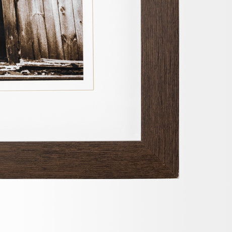 Barnyard Dog v2 by Mercana Studio a Framed Photo Art Print Matted under Glass by Mercana at Eve Furniture