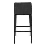 Baron Charcoal Grey Bar Stool by MOES at Eve Furniture
