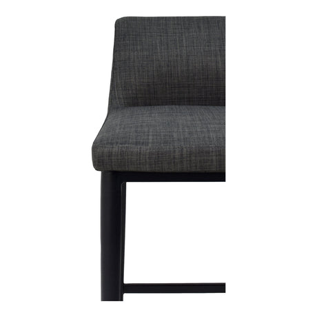 Baron Charcoal Grey Bar Stool by MOES at Eve Furniture