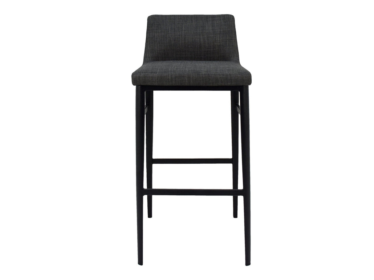 Baron Charcoal Grey Bar Stool by MOES at Eve Furniture
