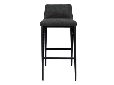 Baron Charcoal Grey Bar Stool by MOES at Eve Furniture