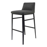 Baron Charcoal Grey Bar Stool