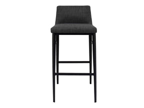 Baron Charcoal Grey Bar Stool
