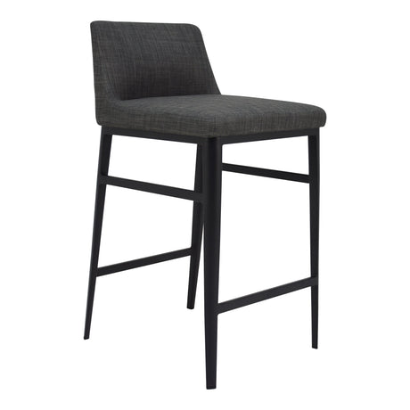Baron Charcoal Grey Counter Stool by MOES at Eve Furniture