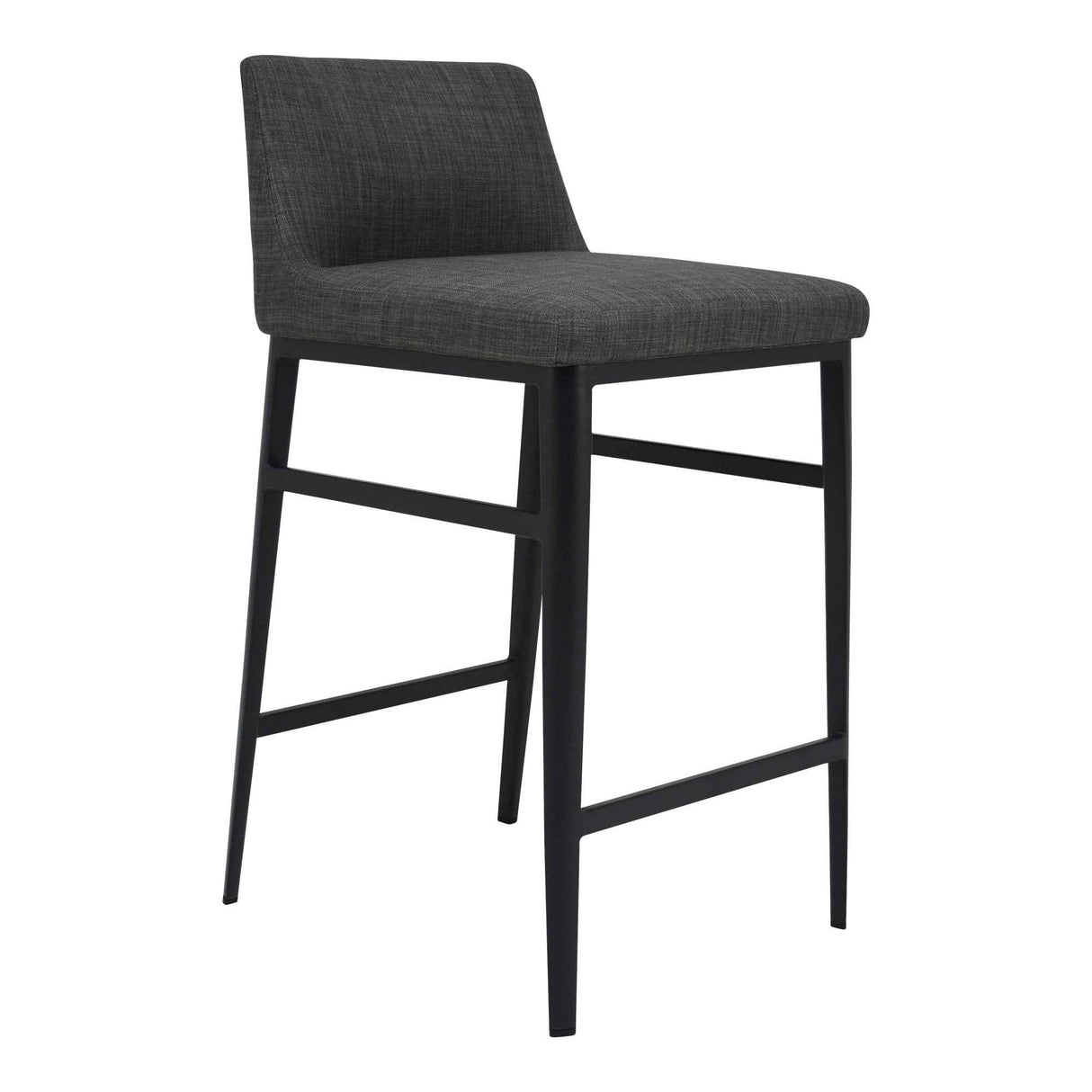 Baron Charcoal Grey Counter Stool by Moe's Home at Eve Furniture