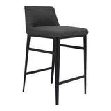 Baron Charcoal Grey Counter Stool by Moe's Home at Eve Furniture