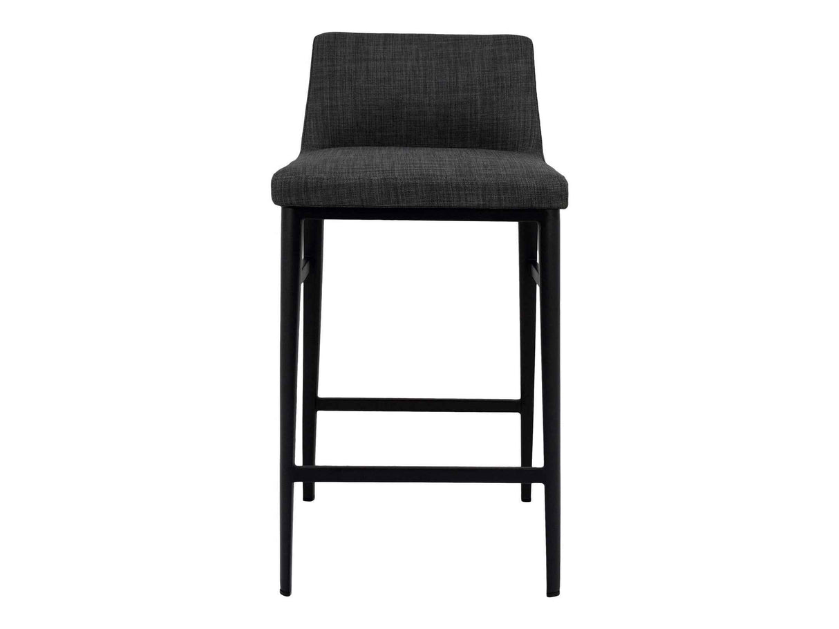 Baron Charcoal Grey Counter Stool by Moe's Home at Eve Furniture