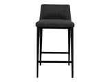 Baron Charcoal Grey Counter Stool by Moe's Home at Eve Furniture