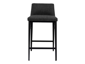 Baron Charcoal Grey Counter Stool by Moe's Home at Eve Furniture