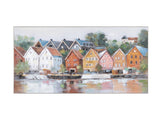 Barr Green/Orange Canvas by Crestview at Eve Furniture