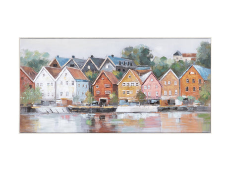 Barr Green/Orange Canvas by Crestview at Eve Furniture