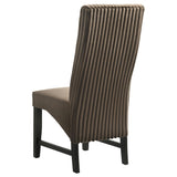 Barrand Chocolate Dining Side Chair, Set of 2 by Coaster at Eve Furniture
