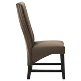 Barrand Chocolate Dining Side Chair, Set of 2 by Coaster at Eve Furniture