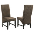 Barrand Chocolate Dining Side Chair, Set of 2 by Coaster at Eve Furniture