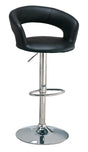 Barraza Black/Chrome 29" Adjustable Height Bar Stool by Coaster at Eve Furniture