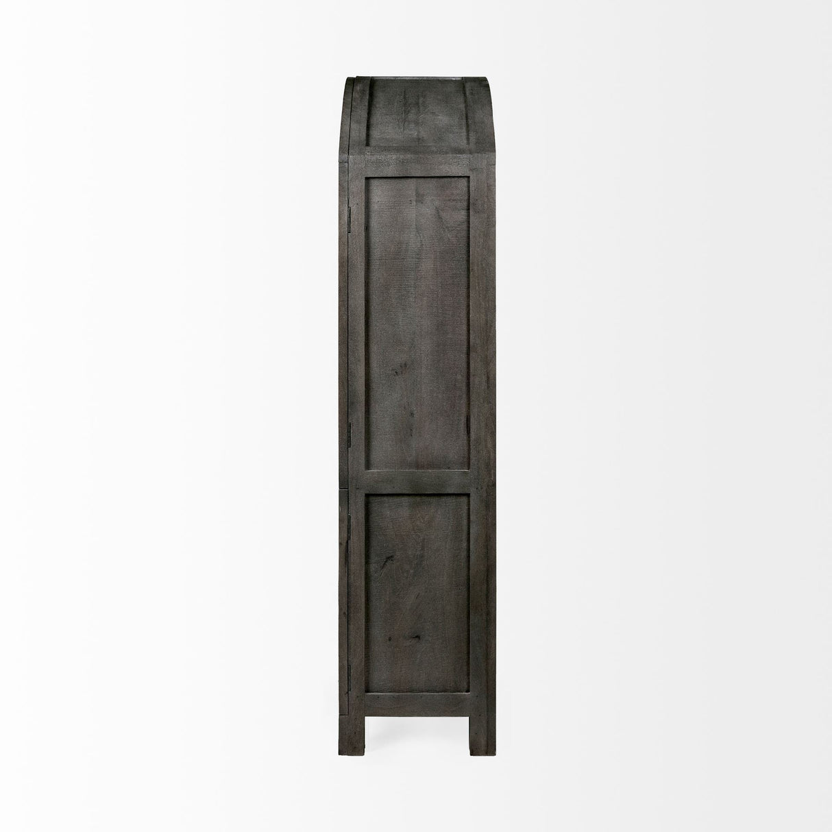 Barrett Gray Solid Wood Display Cabinet by Mercana at Eve Furniture