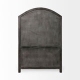 Barrett Gray Solid Wood Display Cabinet by Mercana at Eve Furniture